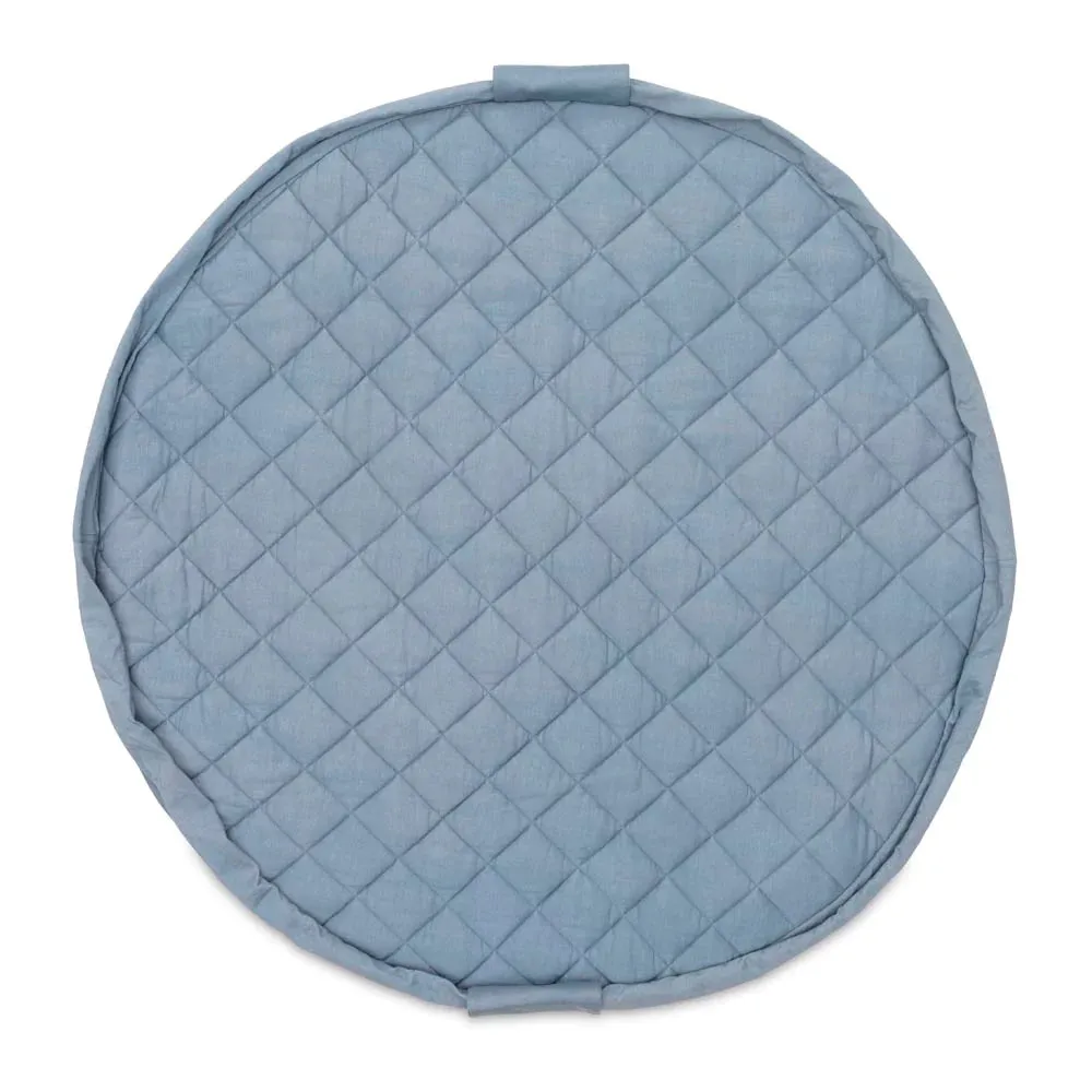 Play&Go - Playmat & Storage Bag - Organic Dusty Blue
