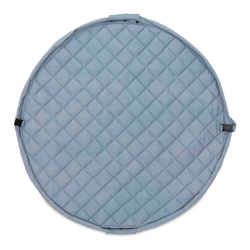 Play&Go - Playmat & Storage Bag - Organic Dusty Blue