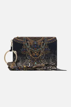 RING SCARF CLUTCH CAT WORSHIP