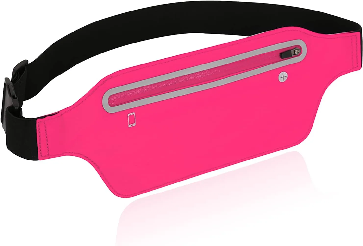 Running Fanny Pack Women Kids Girl,Waterproof Running Belt Bag Slim Waist Pack for Phone iPhone,Small Waist Bag Sport Waist Pouch Fit Hiking Workout Cycling Walking Travel Hip Bum Pocket Pink