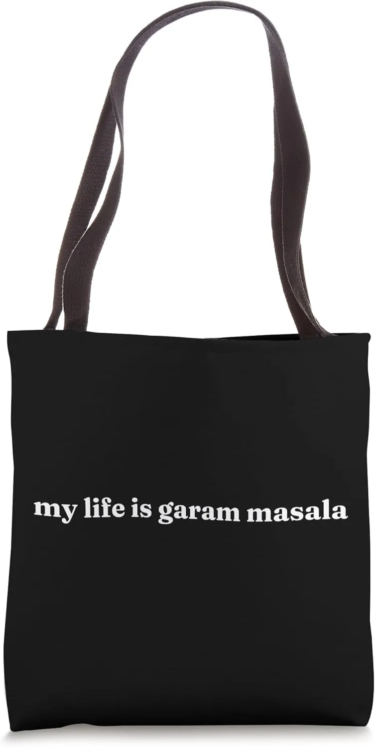 Spicy Life Chronicles: 'My Life is Garam Masala' Desi Tote Bag