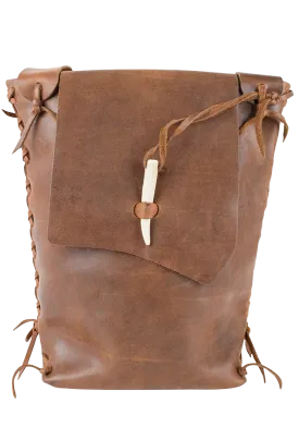 Steamboat Style Saddle Leather Tote Bag