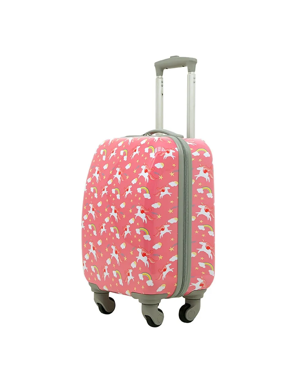 Travelers Club 5 Pieces Kids Luggage Set with 360Â° 4 Wheel Spinner System Unicorn