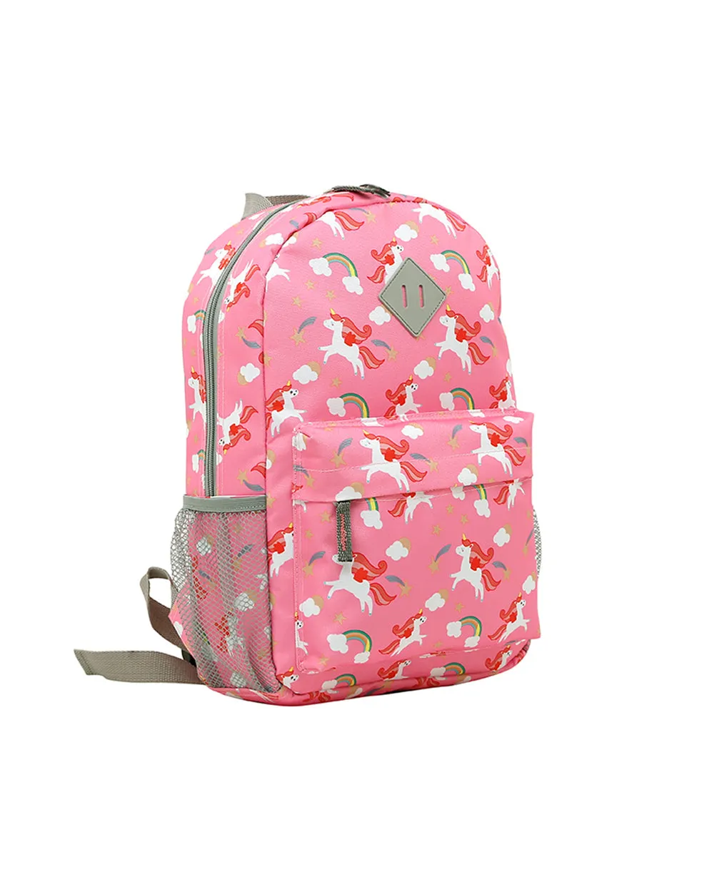 Travelers Club 5 Pieces Kids Luggage Set with 360Â° 4 Wheel Spinner System Unicorn