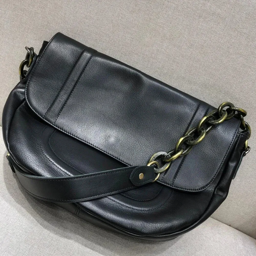 Vintage Fever Saddle Tote Shoulder Bag