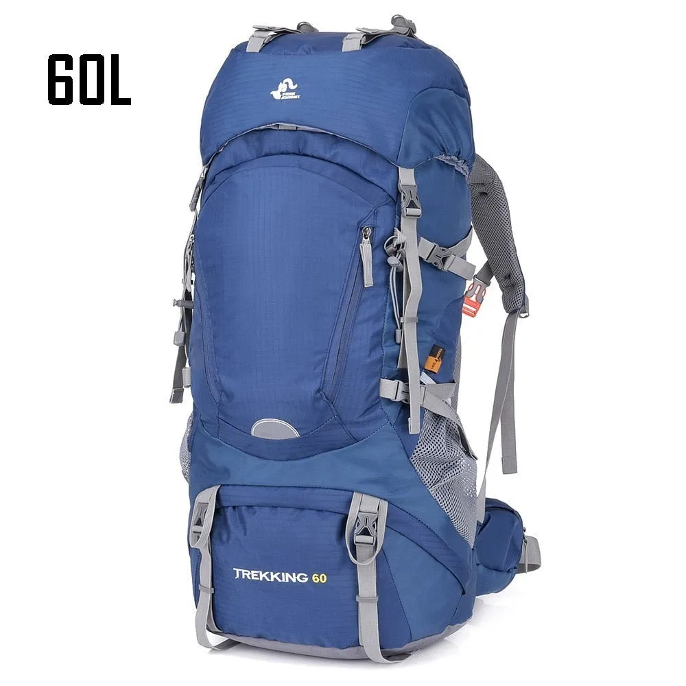 Waterproof Hiking Backpack for Women & Men - Outdoor Trekking, Camping, Hunting with Rain Cover