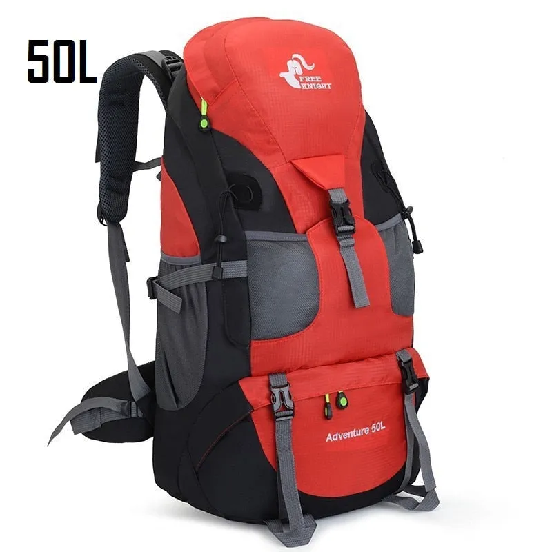 Waterproof Hiking Backpack for Women & Men - Outdoor Trekking, Camping, Hunting with Rain Cover