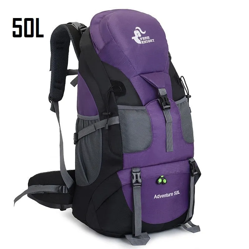 Waterproof Hiking Backpack for Women & Men - Outdoor Trekking, Camping, Hunting with Rain Cover