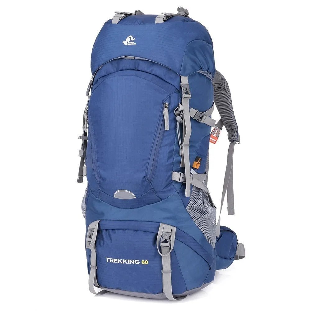 Waterproof Hiking Backpack for Women & Men - Outdoor Trekking, Camping, Hunting with Rain Cover