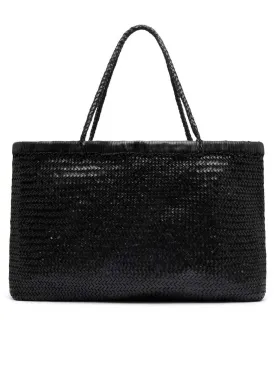 Wide Bagu Woven Tote